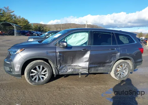 2019 Honda Pilot Ex from USA, damaged, VIN 5FNYF6H37KB017465